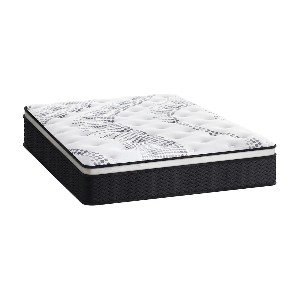 Bedra Double Mattress Cool Gel Foam Euro Top Pocket Spring 22cm-Mattresses-PEROZ Accessories