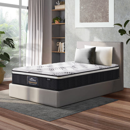 Bedra Single Mattress Cool Gel Foam Euro Top Pocket Spring 22cm-Mattresses-PEROZ Accessories