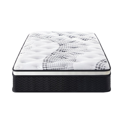 Bedra Single Mattress Cool Gel Foam Euro Top Pocket Spring 22cm-Mattresses-PEROZ Accessories