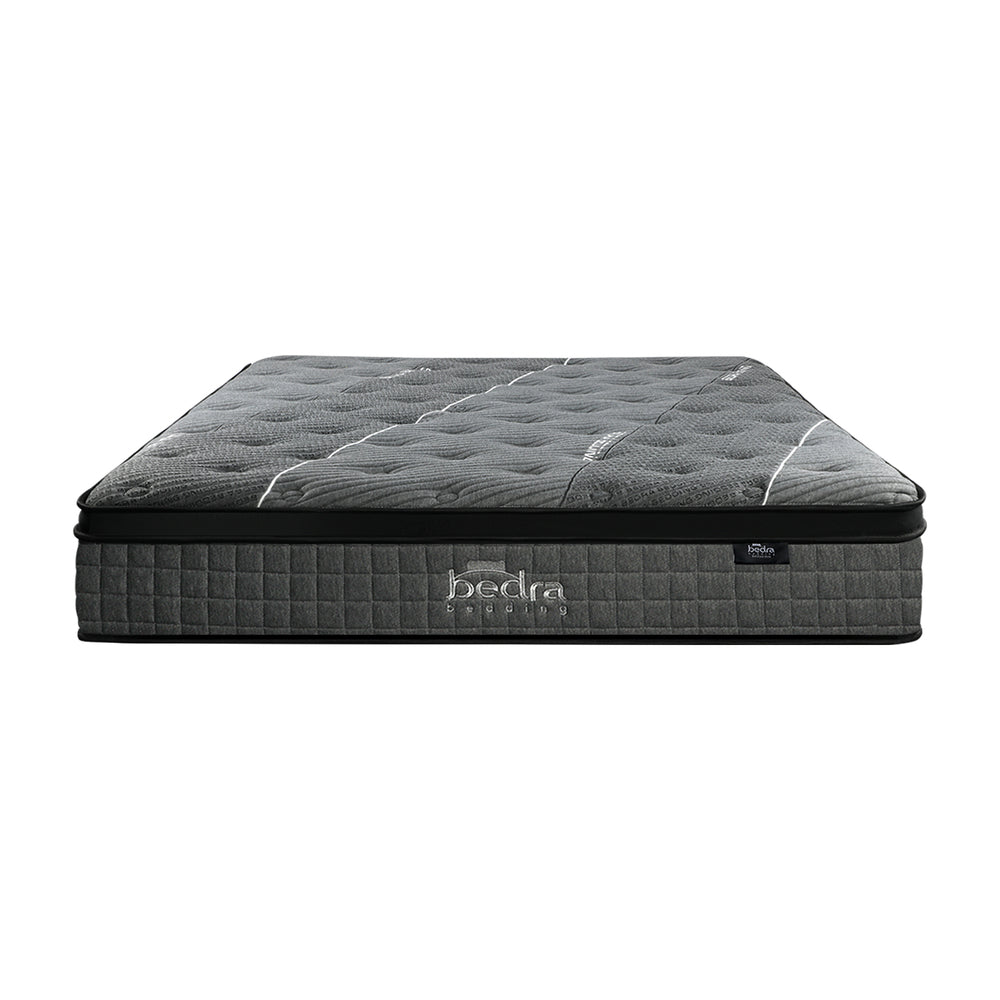 Bedra Double Mattress Breathable Spring Mattress Euro Top Latex Foam 34cm 7 zone-Mattresses-PEROZ Accessories