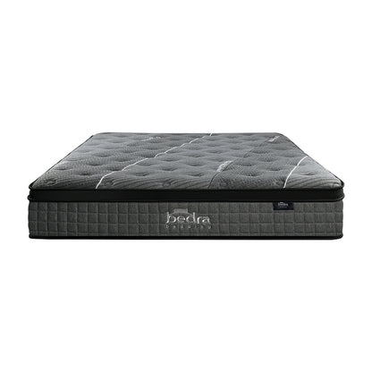 Bedra Double Mattress Breathable Spring Mattress Euro Top Latex Foam 34cm 7 zone-Mattresses-PEROZ Accessories