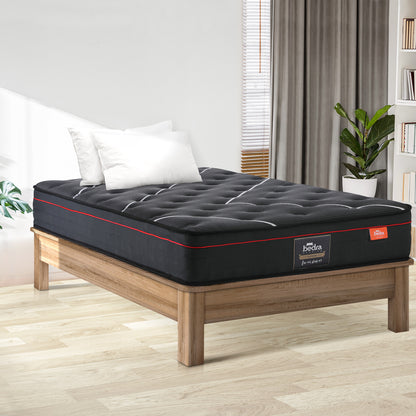 Bedra Single Mattress Tight Top Cool Gel Foam Pocket Spring 22cm-Mattresses-PEROZ Accessories