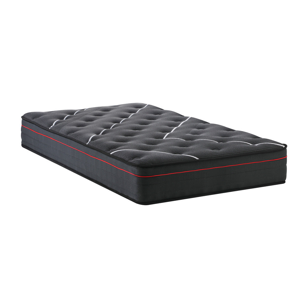 Bedra Single Mattress Tight Top Cool Gel Foam Pocket Spring 22cm-Mattresses-PEROZ Accessories
