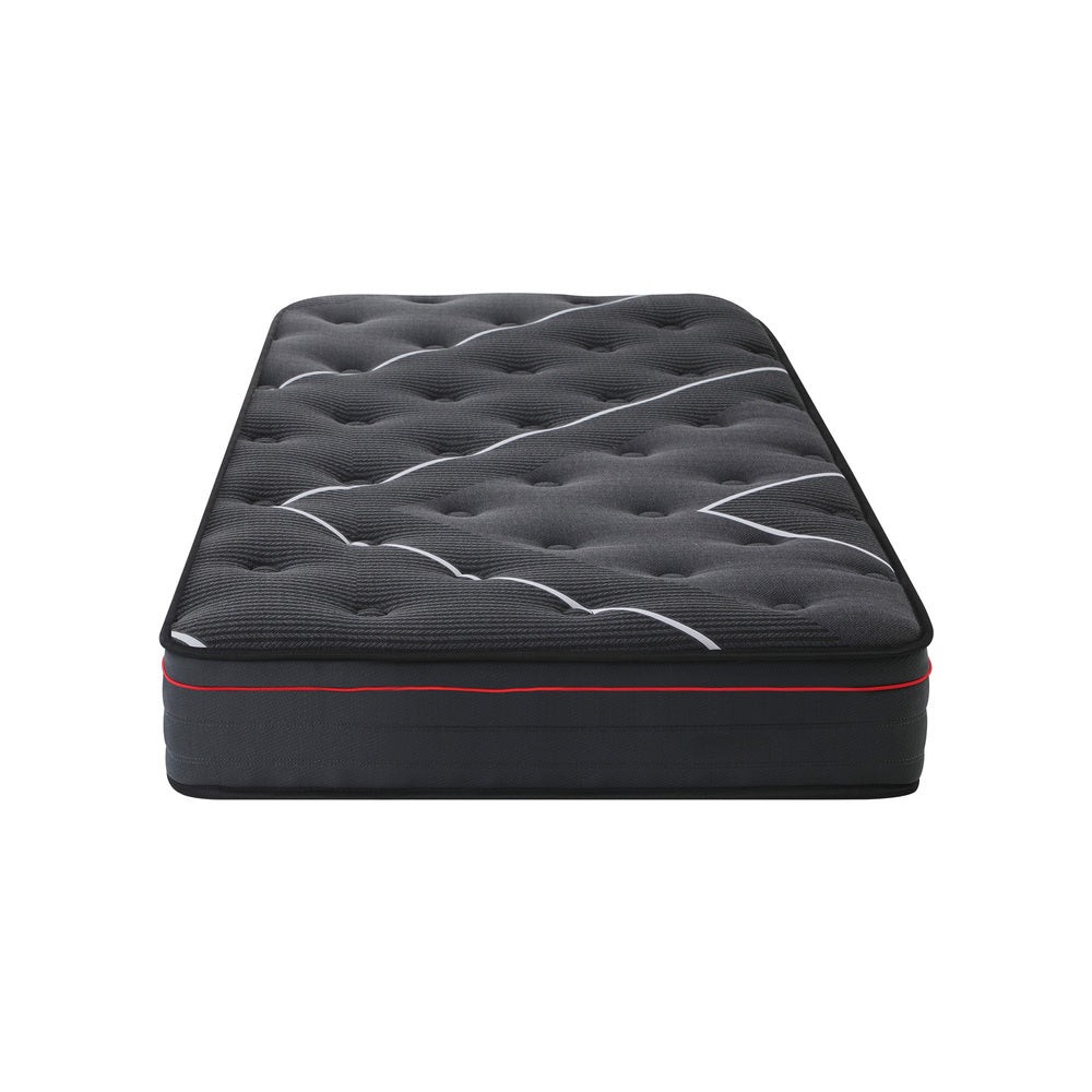 Bedra Single Mattress Tight Top Cool Gel Foam Pocket Spring 22cm-Mattresses-PEROZ Accessories