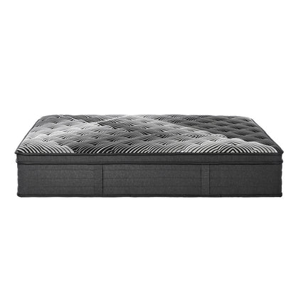Bedra Double Mattress 9 Zone Pocket Spring Foam Bamboo Euro Top 35cm-Mattress-PEROZ Accessories