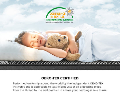 Bedra Queen Mattress 9 Zone Pocket Spring Foam Bamboo Euro Top 35cm-Mattress-PEROZ Accessories