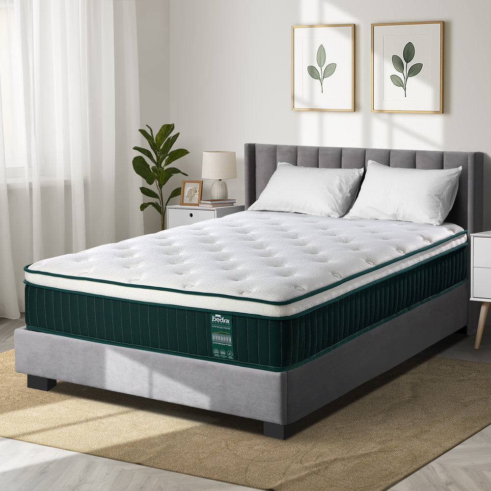 Bedra Double Mattress 5 Zone Pocket Spring Cool Gel Foam Medium Firm-Mattress-PEROZ Accessories