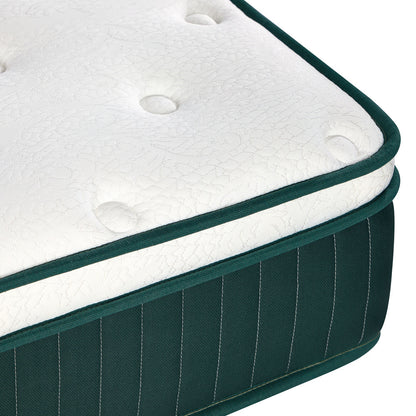 Bedra Double Mattress 5 Zone Pocket Spring Cool Gel Foam Medium Firm-Mattress-PEROZ Accessories