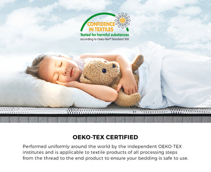 Bedra Queen Mattress 5 Zone Pocket Spring Cool Gel Foam Medium Firm-Mattress-PEROZ Accessories