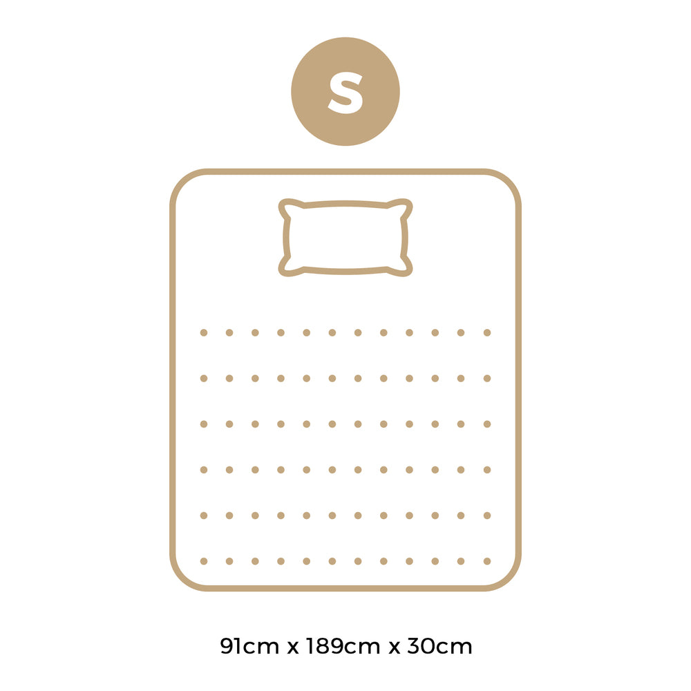 Bedra Single Mattress 5 Zone Pocket Spring Cool Gel Foam Medium Firm-Mattress-PEROZ Accessories