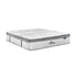 Queen Mattress Euro Top Bed Mattress Pocket Spring Medium Firm 34cm 7 Zone Bedra-Mattresses-PEROZ Accessories