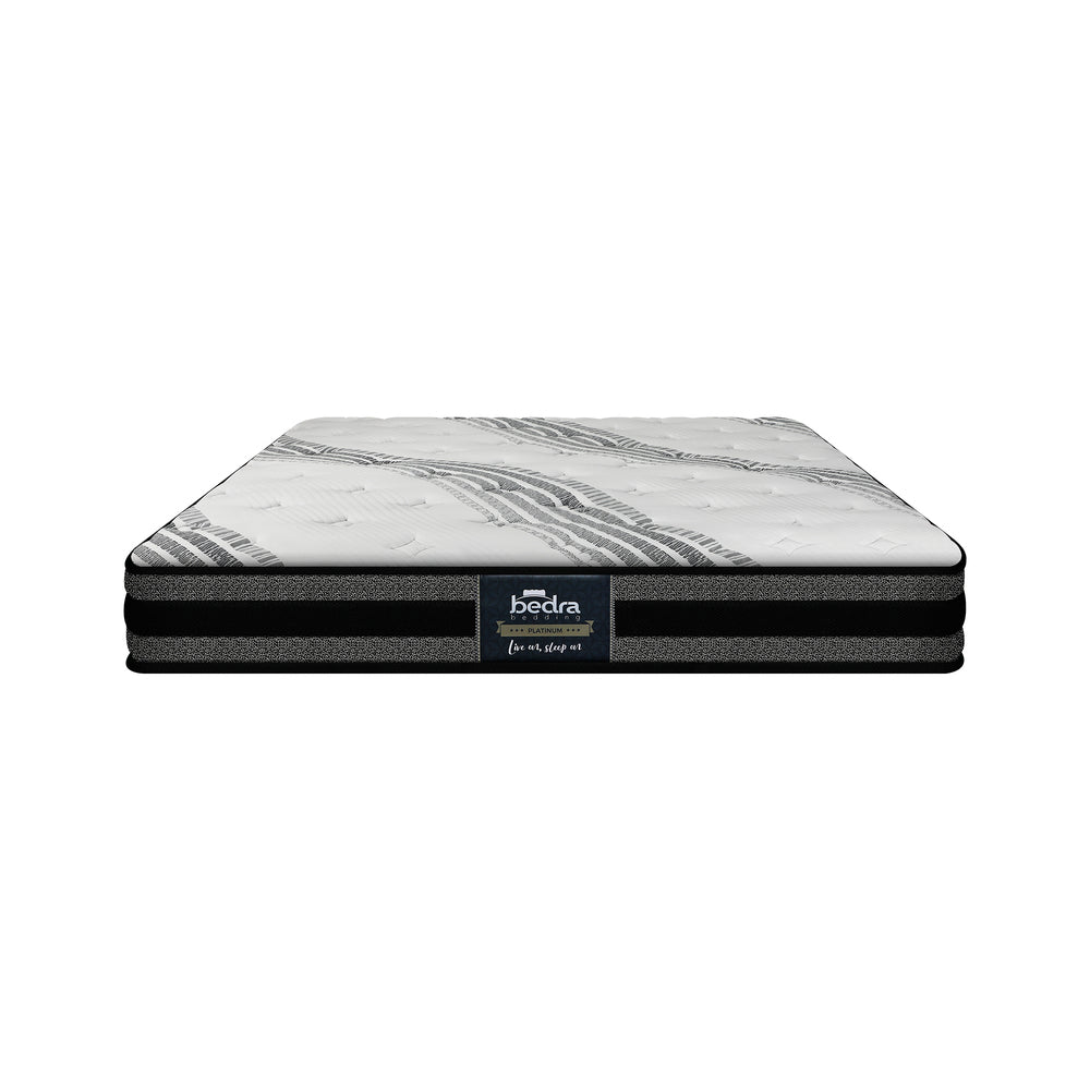 Bedra Double Mattress Breathable Luxury Bed Bonnell Spring Foam Medium 18cm-Mattresses-PEROZ Accessories