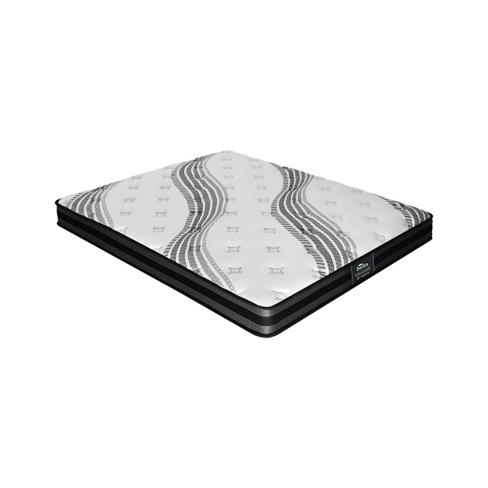 Bedra King Single Mattress Breathable Luxury Bonnell Spring Foam Medium 18cm-Mattresses-PEROZ Accessories