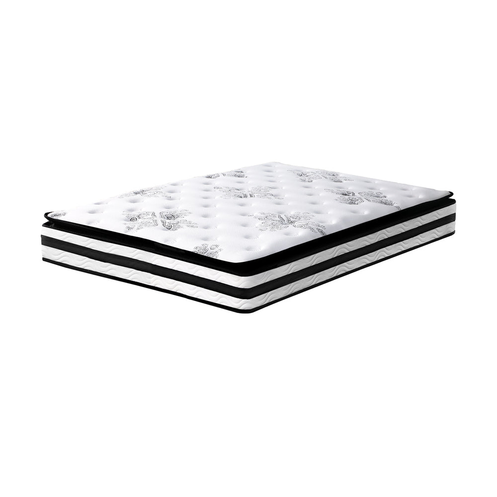 Bedra Double Mattress Breathable Luxury Bed Bonnell Spring Foam Medium 22cm-Mattresses-PEROZ Accessories