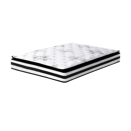 Bedra Double Mattress Breathable Luxury Bed Bonnell Spring Foam Medium 22cm-Mattresses-PEROZ Accessories