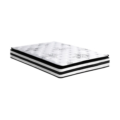 Bedra King Mattress Breathable Bonnell Spring Foam 22cm-Mattress-PEROZ Accessories
