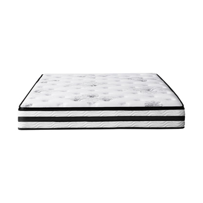 Bedra King Mattress Breathable Bonnell Spring Foam 22cm-Mattress-PEROZ Accessories