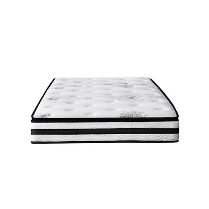 Bedra Single Mattress Breathable Luxury Bed Bonnell Spring Foam Medium 22cm-Mattresses-PEROZ Accessories