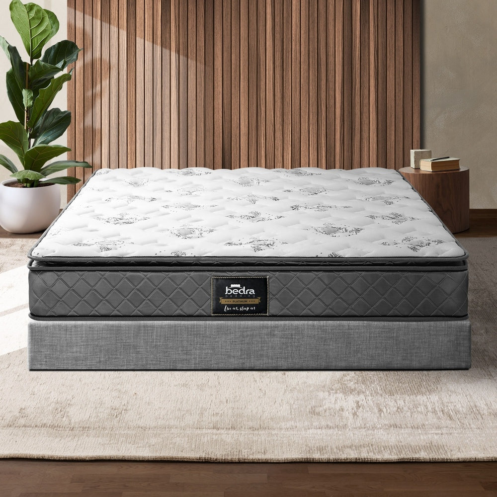 Bedra Queen Mattress Breathable Luxury Bed Bonnell Spring Foam Medium 21cm-Mattresses-PEROZ Accessories