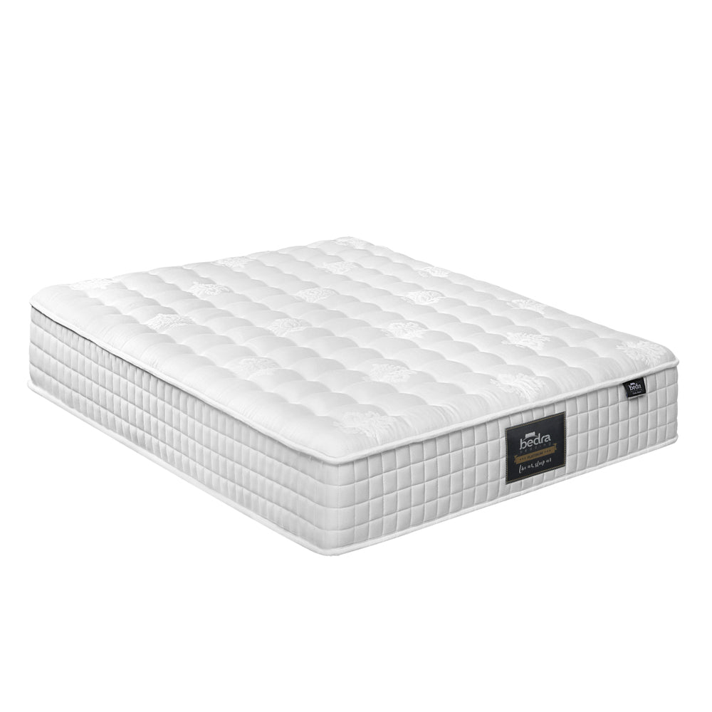 Bedra Double Mattress, 27cm Bed Mattress with Top Pocket Spring System-Mattresses-PEROZ Accessories