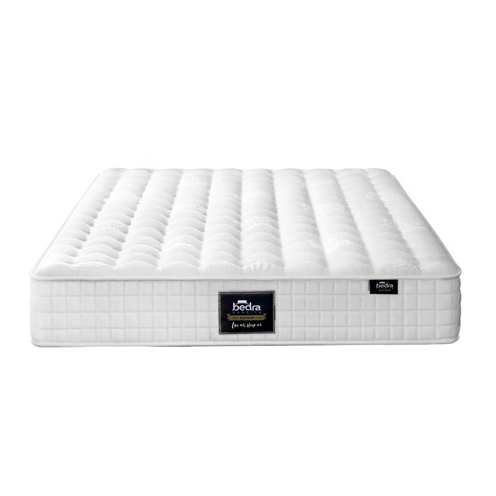 Bedra Double Mattress, 27cm Bed Mattress with Top Pocket Spring System-Mattresses-PEROZ Accessories
