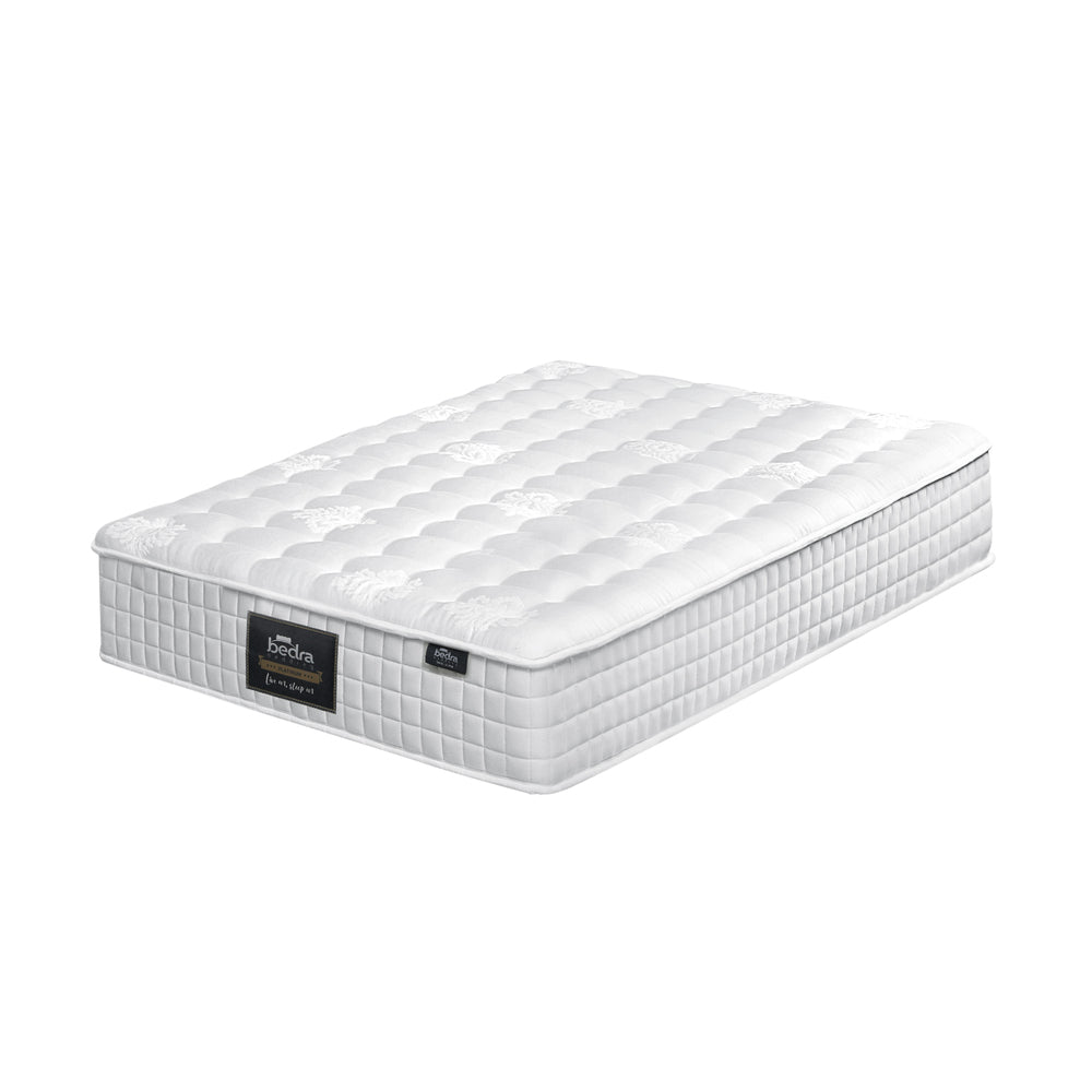 Bedra Single Mattress, 27cm Bed Mattress with Top Pocket Spring System-Mattresses-PEROZ Accessories