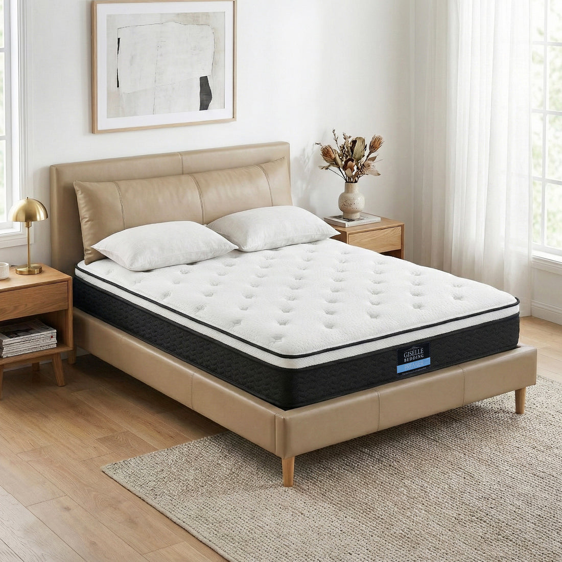 Giselle Bedding 21cm Mattress Euro Top King-Mattresses-PEROZ Accessories