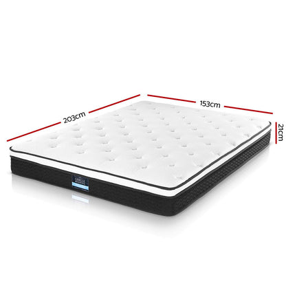 Giselle Bedding 21cm Mattress Euro Top Queen-Mattresses-PEROZ Accessories