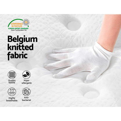 Giselle Bedding 21cm Mattress Euro Top Queen-Mattresses-PEROZ Accessories
