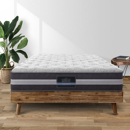 Giselle Bedding 30cm Mattress Pocket Spring King-Mattresses-PEROZ Accessories