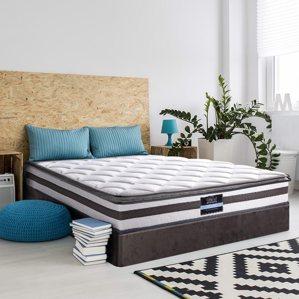 Giselle Bedding 21cm Mattress Pillow Top King-Mattresses-PEROZ Accessories