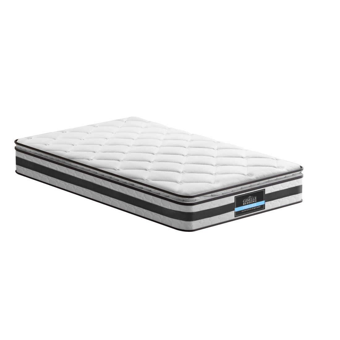 Giselle Bedding 21cm Mattress Pillow Top King Single-Mattresses-PEROZ Accessories