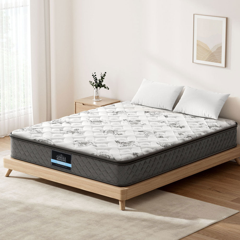 Giselle Bedding 24cm Mattress Pillow Top Double-Mattresses-PEROZ Accessories