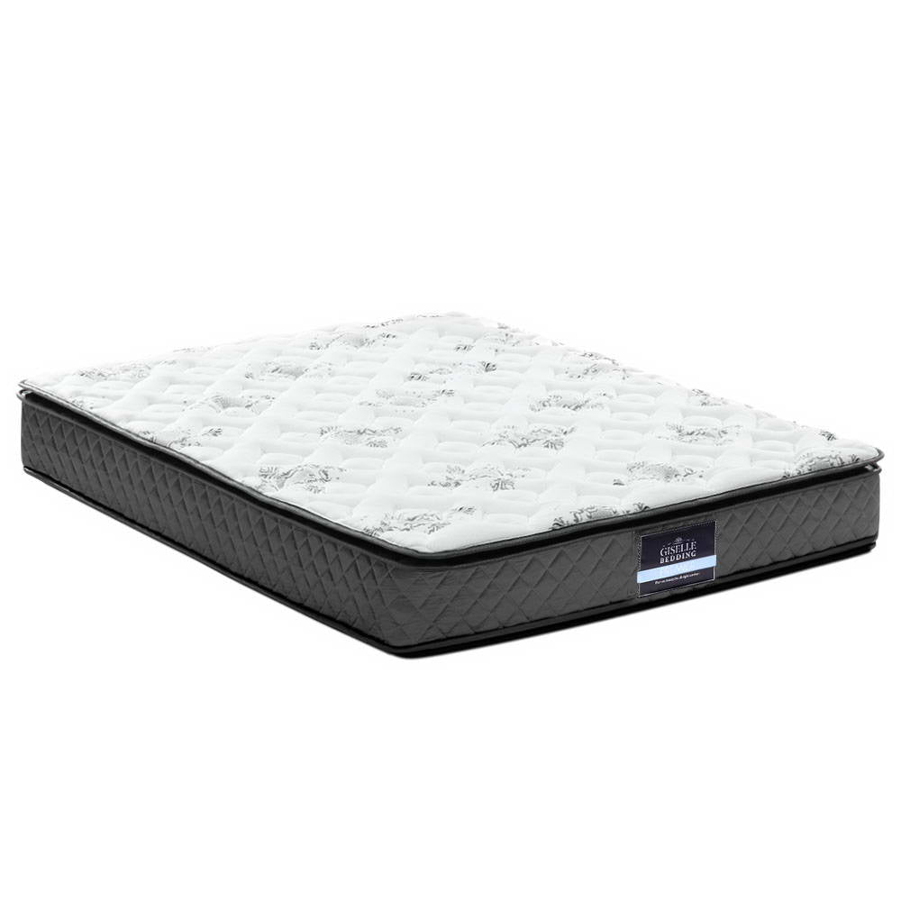 Giselle Bedding 24cm Mattress Pillow Top Double-Mattresses-PEROZ Accessories