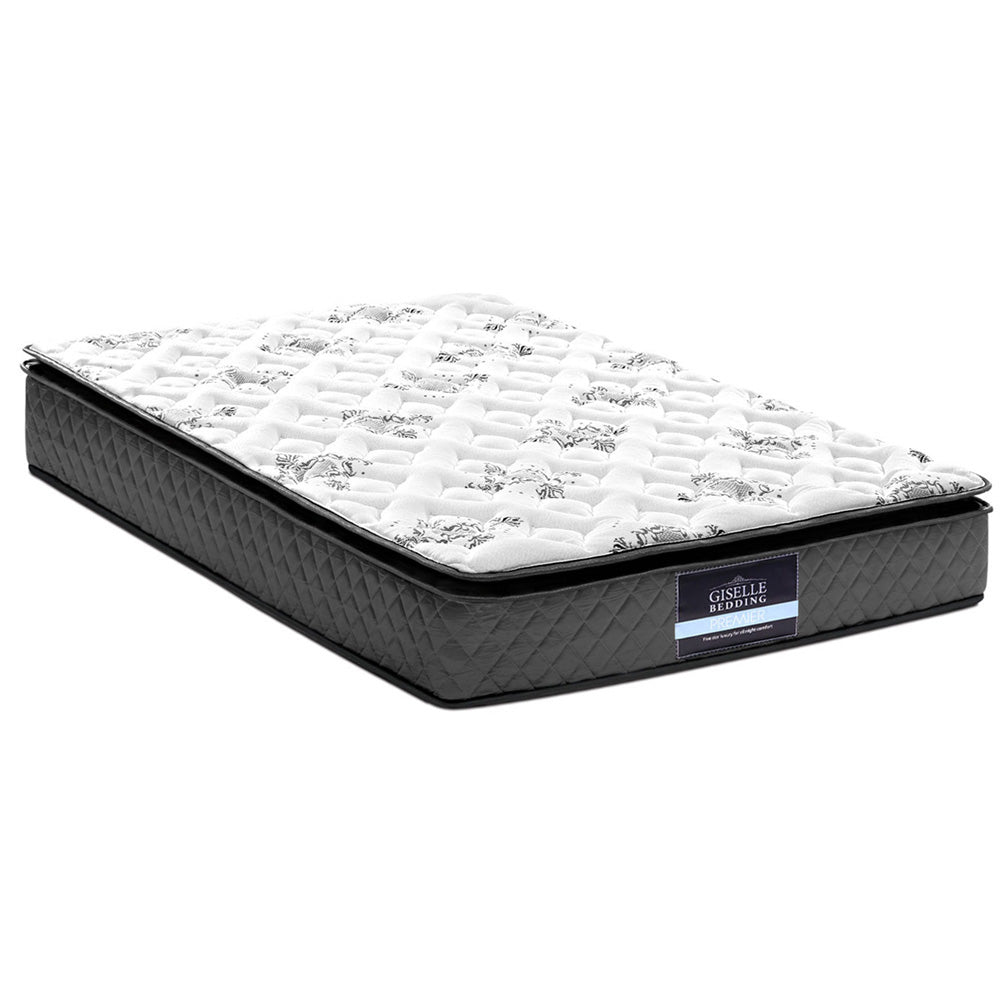 Giselle Bedding 24cm Mattress Pillow Top King Single-Mattresses-PEROZ Accessories