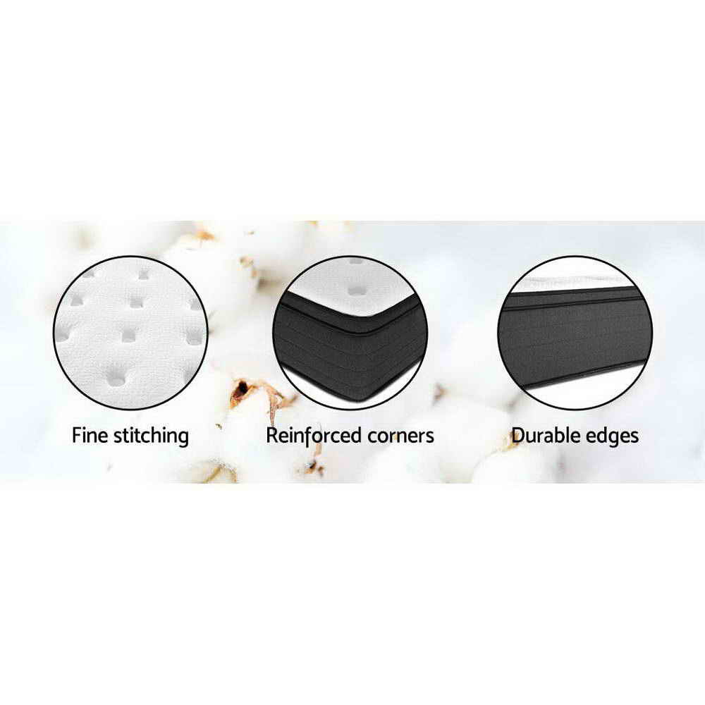 Giselle Bedding 34cm Mattress Euro Top Double-Mattresses-PEROZ Accessories