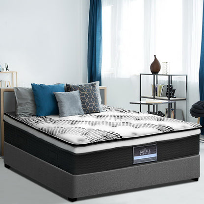 Giselle Bedding 32cm Mattress Euro Top Double-Mattresses-PEROZ Accessories