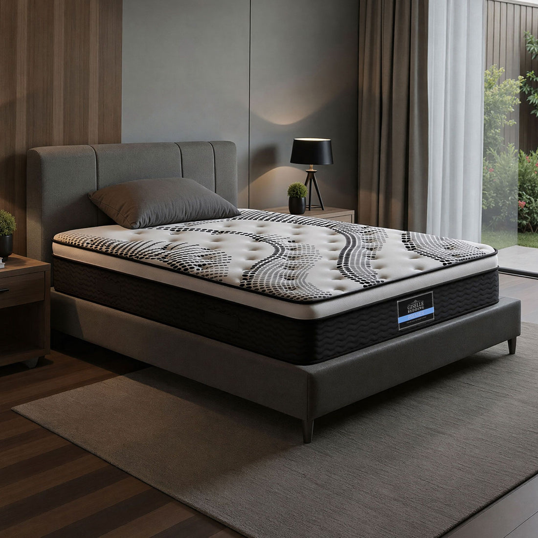 Giselle Bedding 32cm Mattress Euro Top King Single-Mattresses-PEROZ Accessories