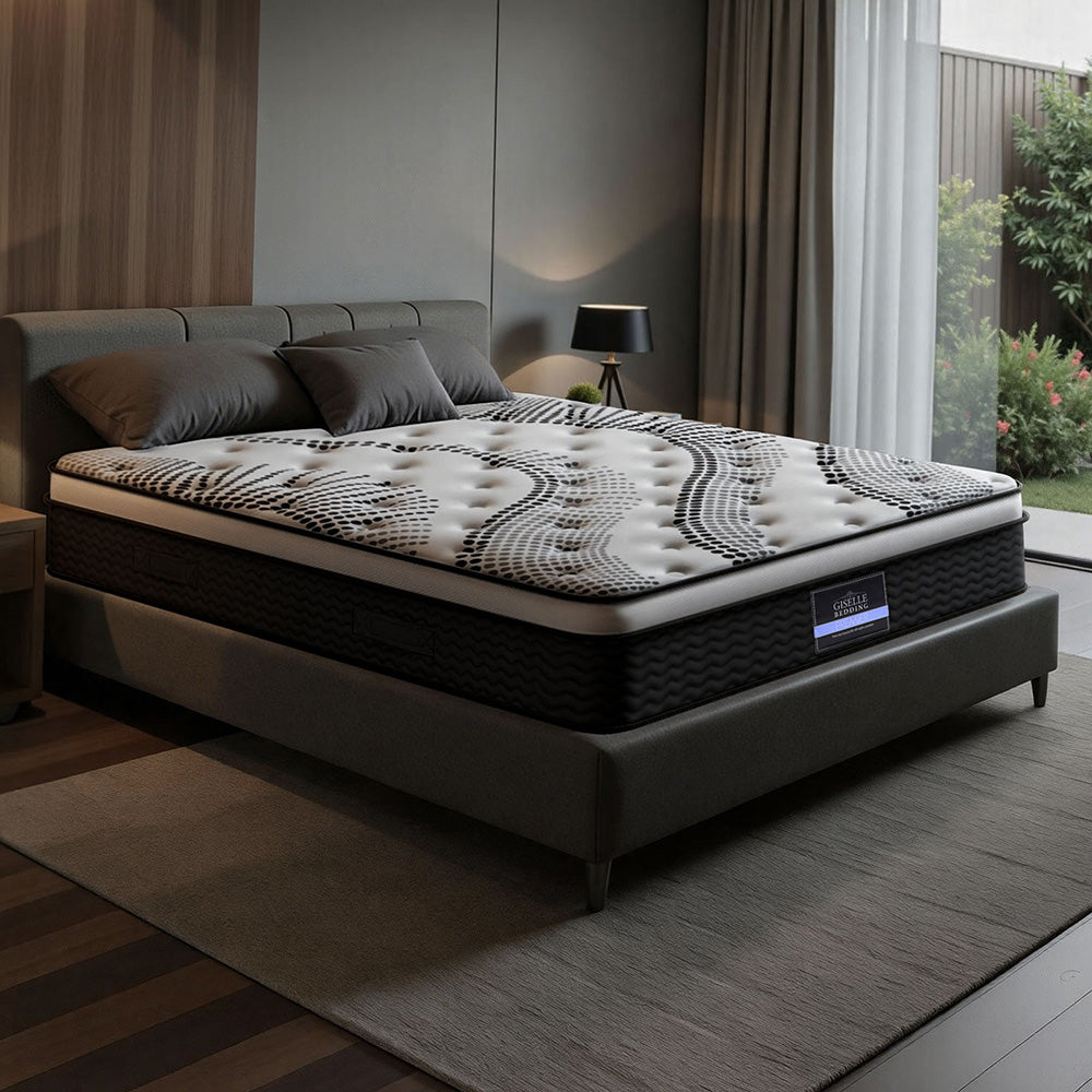 Giselle Bedding 32cm Mattress Euro Top Queen-Mattresses-PEROZ Accessories