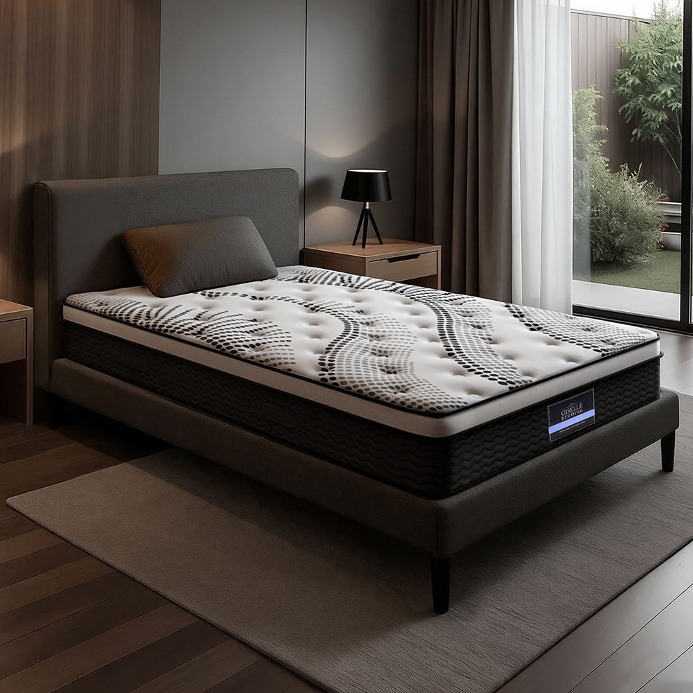 Giselle Bedding 32cm Mattress Euro Top Single-Mattresses-PEROZ Accessories