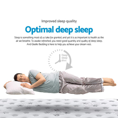 Giselle Bedding 34cm Mattress Cool Gel Memory Foam Double-Mattresses-PEROZ Accessories