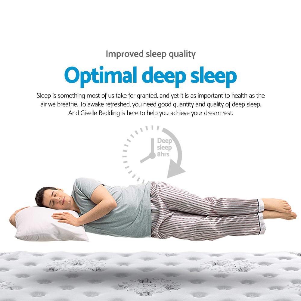 Giselle Bedding 34cm Mattress Cool Gel Memory Foam King-Mattresses-PEROZ Accessories