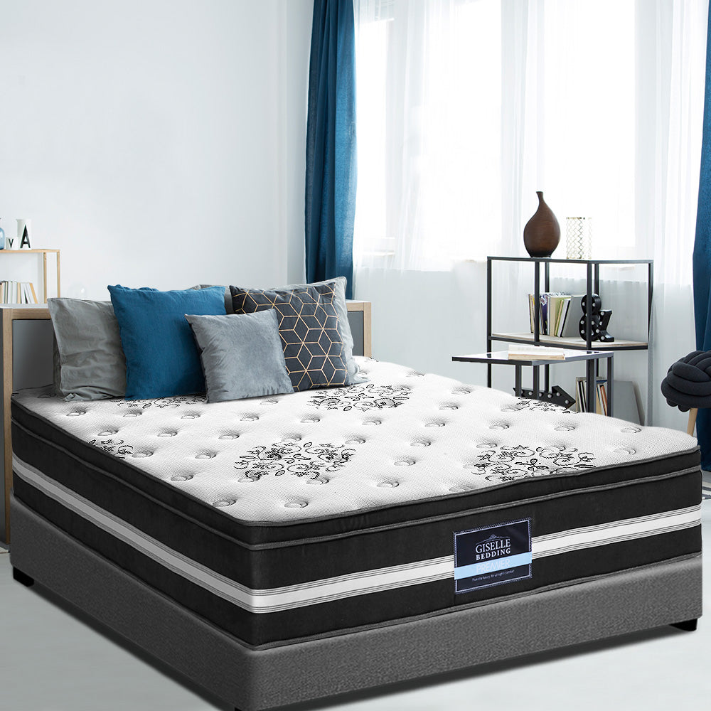 Giselle Bedding 34cm Mattress Cool Gel Memory Foam King-Mattresses-PEROZ Accessories