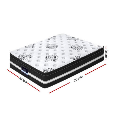 Giselle Bedding 34cm Mattress Cool Gel Memory Foam King Single-Mattresses-PEROZ Accessories
