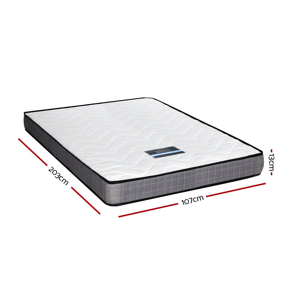 Giselle Bedding 13cm Mattress Tight Top King Single-Mattresses-PEROZ Accessories