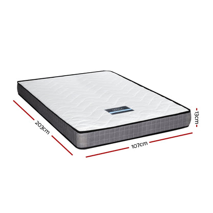 Giselle Bedding 13cm Mattress Tight Top King Single-Mattresses-PEROZ Accessories
