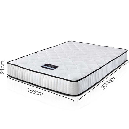 Giselle Bedding 21cm Mattress Tight Top Queen-Mattresses-PEROZ Accessories