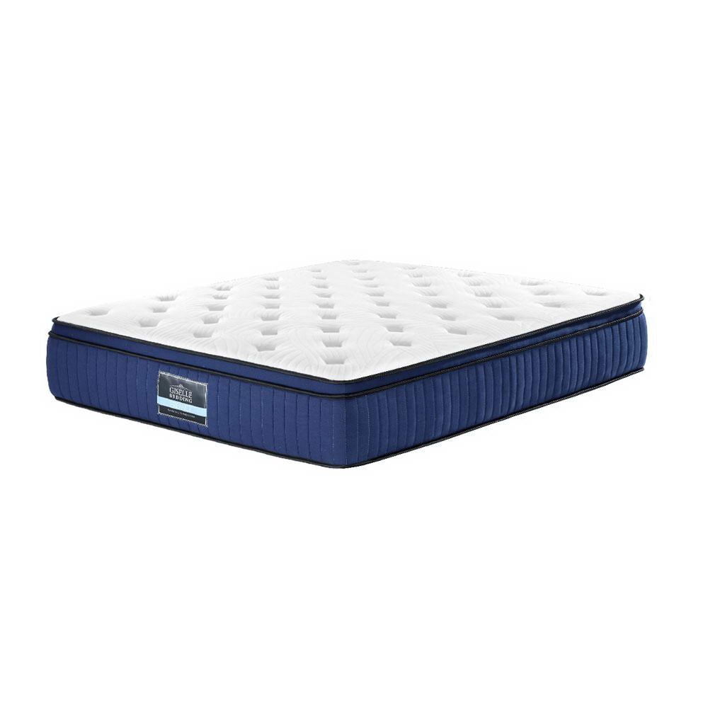 Giselle Bedding 34cm Mattress Cool Gel Memory Foam 7 Zone Double-Mattresses-PEROZ Accessories