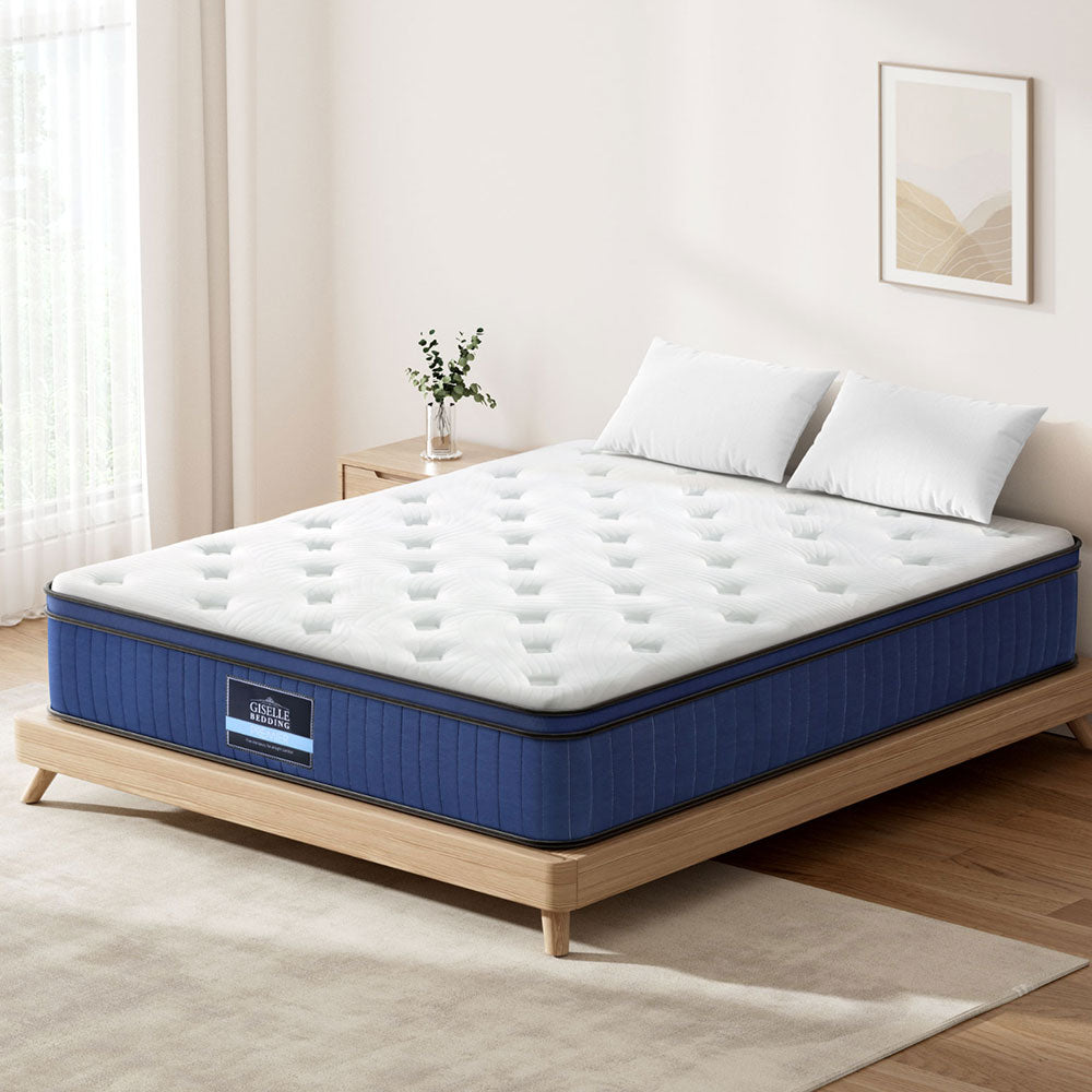 Giselle Bedding 34cm Mattress Cool Gel Memory Foam 7 Zone King-Mattresses-PEROZ Accessories