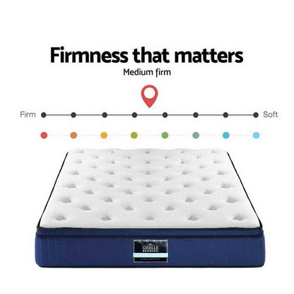 Giselle Bedding 34cm Mattress Cool Gel Memory Foam 7 Zone King-Mattresses-PEROZ Accessories